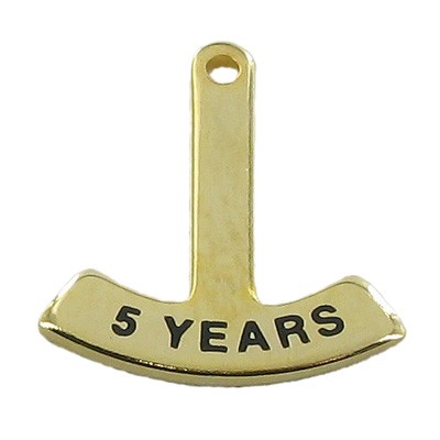 5/8" 5 Years Service Rocker Bar