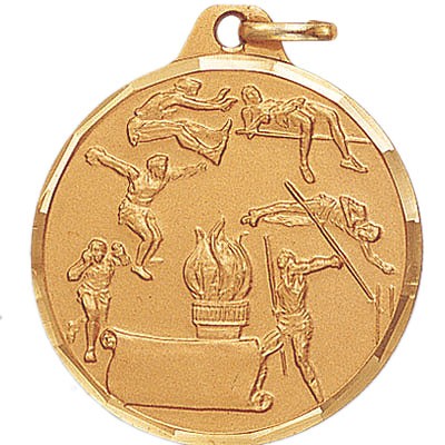 E Series Die Struck Track & Field Male General Medal