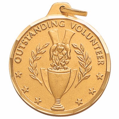 E Series Die Struck Outstanding Volunteer Medal