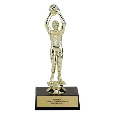 6¾" Sports Trophy w/Figure