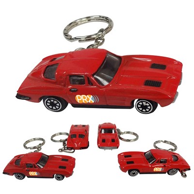 3" 1:64 Classic/ Vintage Car Keychain with Full Color Graphics