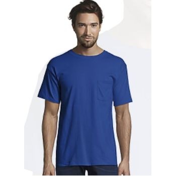 Hanes® Beefy-T® Adult Short Sleeve T-Shirt w/Chest Pocket