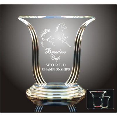 The Oceanic Acrylic Award with Base, 10 1/4" H