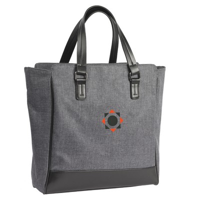 The Tribeca Gray Heather Tote