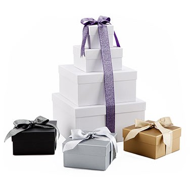 Ultimate Rigid High Walled 2 Piece Gift Box (6"x6"x4")