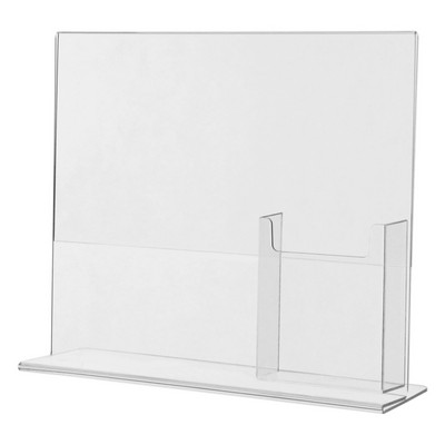 Frame w/Brochure Holder (4")