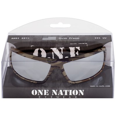 Live Free® Camo/Silver Mirror Eyewear (Boxed - Retail Ready)