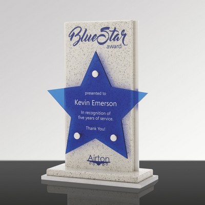 STELLAR: StartStone, Acrylic Desk Award w/Acrylic Star Accent