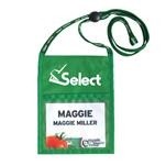 Large Nylon Triple Play Select Name Tag Pouch, 1-Color Imprint