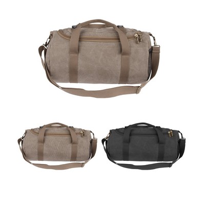 16 Oz Heavyweight Cotton Canvas Travel Duffel Bag