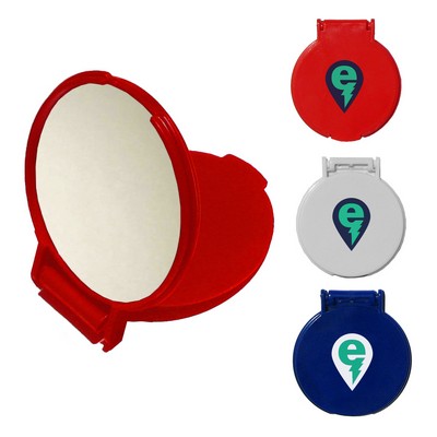 Round Folding Mirror