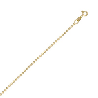 14K gold 18" necklace - Bead