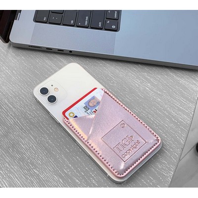 Metallic Phone Card Wallet