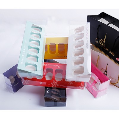 Macaroon Packing Box For 6 PCS