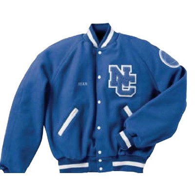 Holloway Sportswear Youth Custom Wool Jacket w/Wool Raglan Sleeves