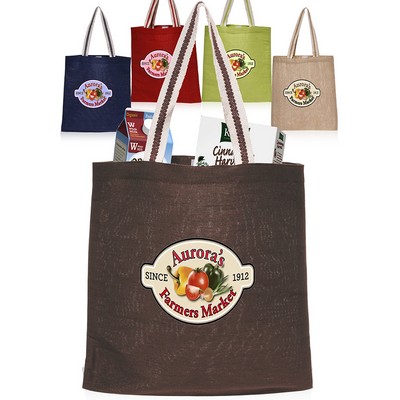 Casual Juco Tote Bags (15"x16.5")