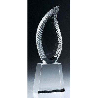 Crystal Iced Harmony Award 10 1/4"H