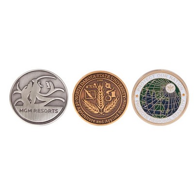 1.75" Brass Challenge Coins