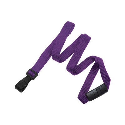 3/8" Bamboo Blank Breakaway Lanyard (Purple)