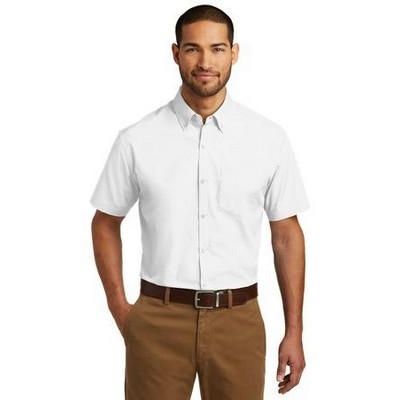 Port Authority® Short Sleeve Carefree Poplin Shirt