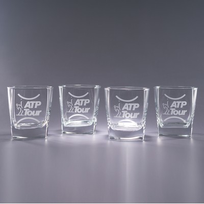 10.5 Oz. Geo On The Rocks Glasses (Set of 4)