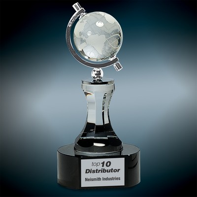 Crystal Spinning Globe Award