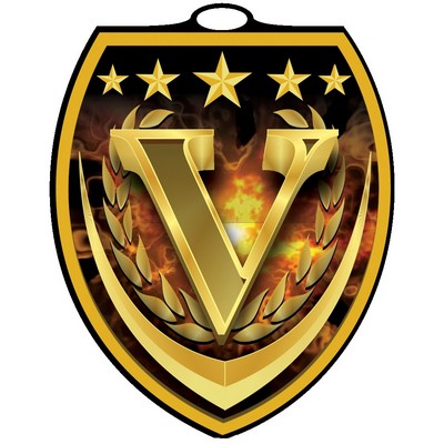 Vibraprint® Shield Victory Medallion (3")