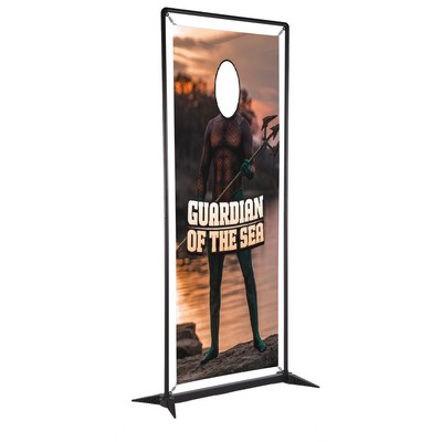 3ft SmartFit Display Banner - Single Face Cutout