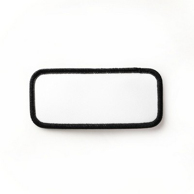 Blank 2" x 4" Oval Emblems