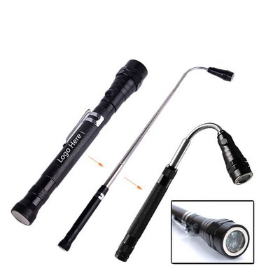 Extendable LED Flashlight for Picking up