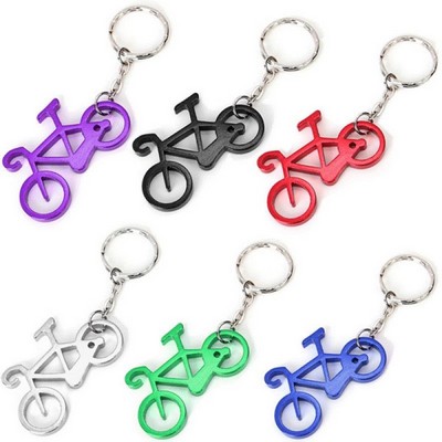 Bicycle Bike Aluminum Bottle Opener Keychain