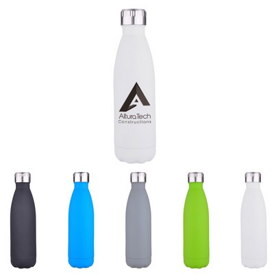 17 oz. Matte Soft Touch Steel Bottle