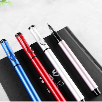 0.5mm Business Aluminum Pole Metal Signature Pen