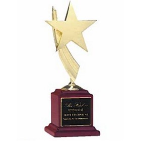 Constellation Gold-Tone Star Casting Award w/Rosewood Piano-Finish Base