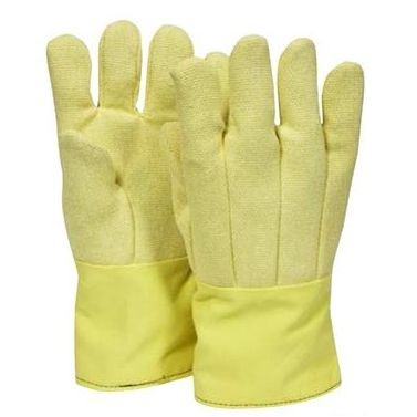 14" Straight Thumb Gloves, Wool Lined w/ Kevlar® Twill Cuff & Extra Wool Palm Patch