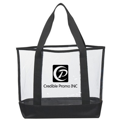 Clear PVC Tote Bag Or Transparent Clear Beach Bag