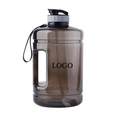 130oz Sport Water Bottle With Handle And Straw