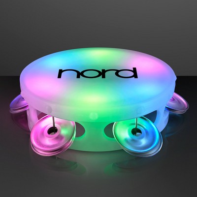 4" Little Light Up Tambourine - Domestic Imprint