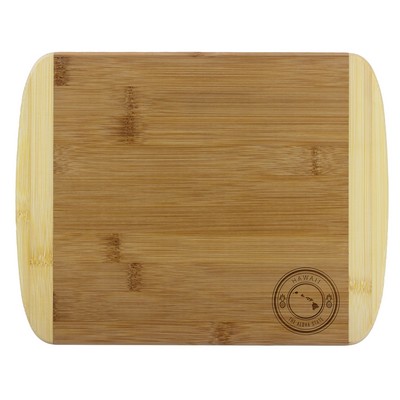 11" Hawaii State Stamp 2-Tone Cutting Board