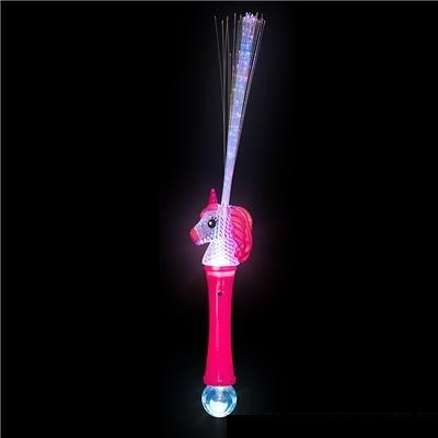 LED Fiber Optic Unicorn Wand