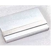 Bristol Series Matte Silver Business Card Case