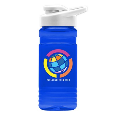 20 Oz. Upcycle Rpet Bottle w/Drink-Thru Lid - Digital