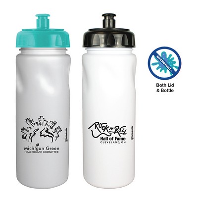 24 Oz. Microhalt Cycle Bottle w/Push 'N Pull Cap