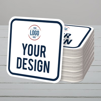 Custom Rounded Corners Stickers - 3" x 3"