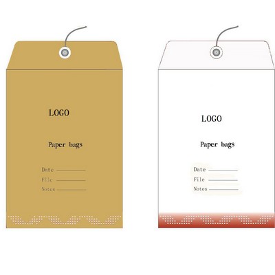 Kraft Paper A4 Document Bag