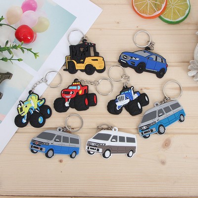 2D Soft PVC Customized Keychain