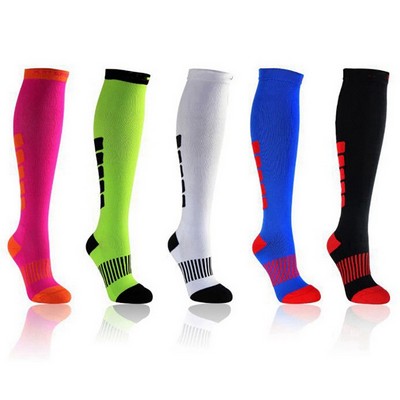 Custom Knee Length Athletic Socks