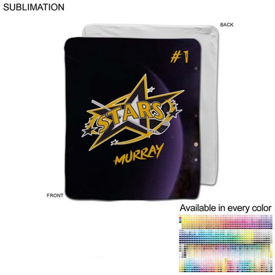 Team Blanket in Ultra Soft and Smooth Microfleece, 50x60, Couch size, Sublimated edge to edge