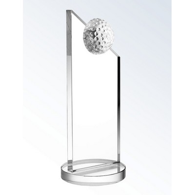 Crystal Apex Golf Award, Small (7"H)