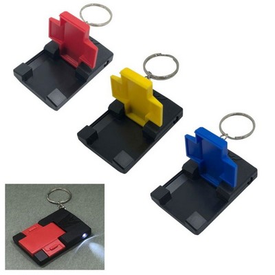 Phone Holder LED Keychain